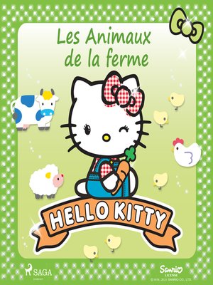 cover image of Hello Kitty--Les Animaux de la ferme